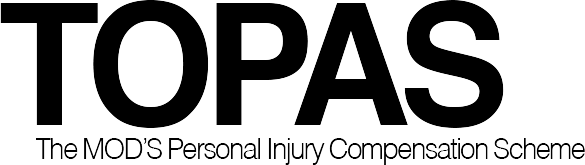 TOPAS - The MOD’s Personal Injury Compensation Scheme Logo